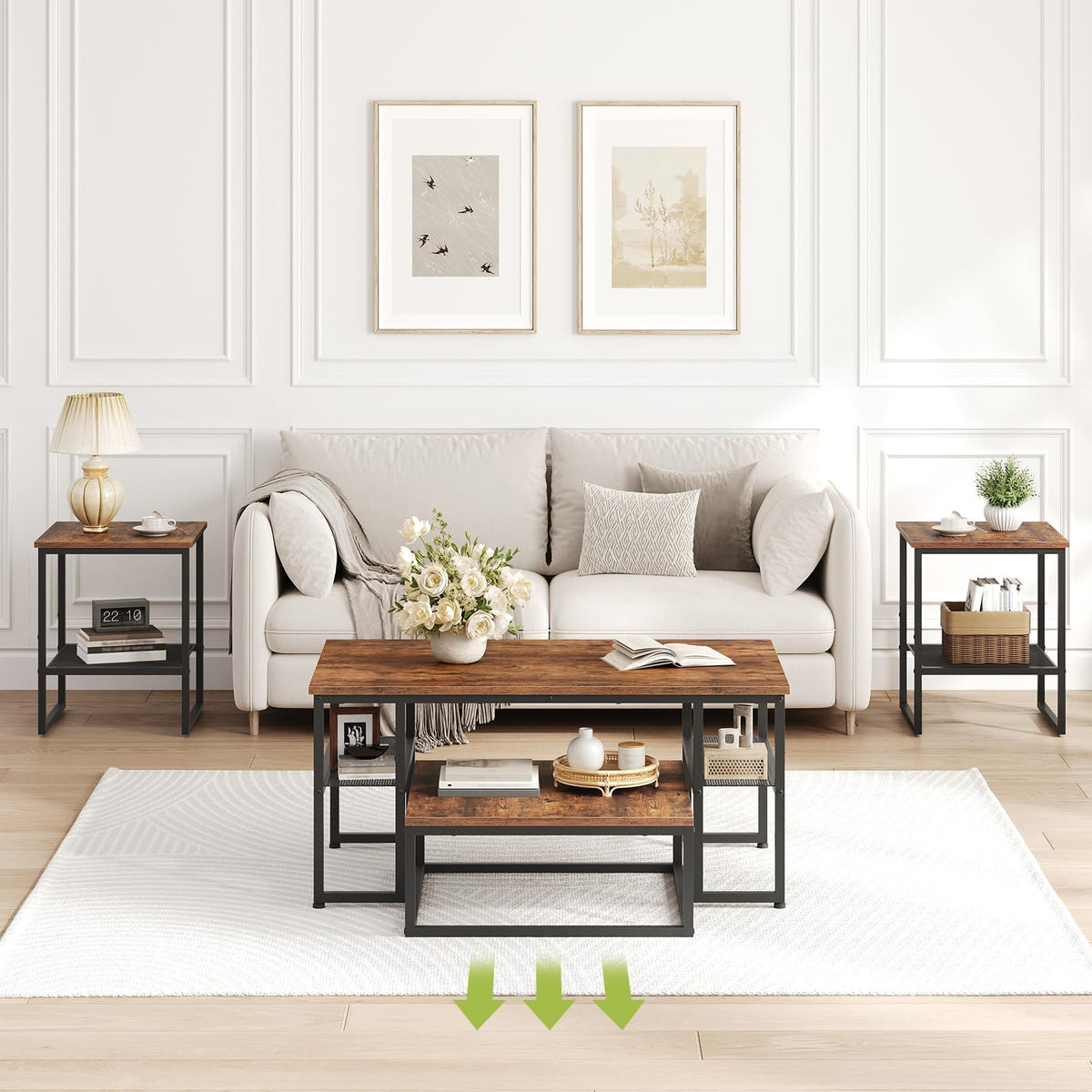 Coffee Table Set of 4 H9883
