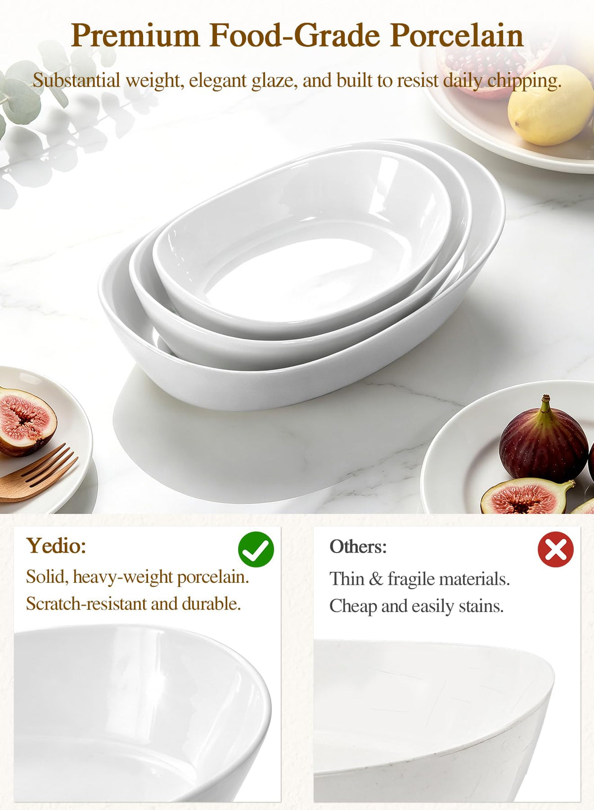 3 Tier Ceramic Fruit Bowl S963518