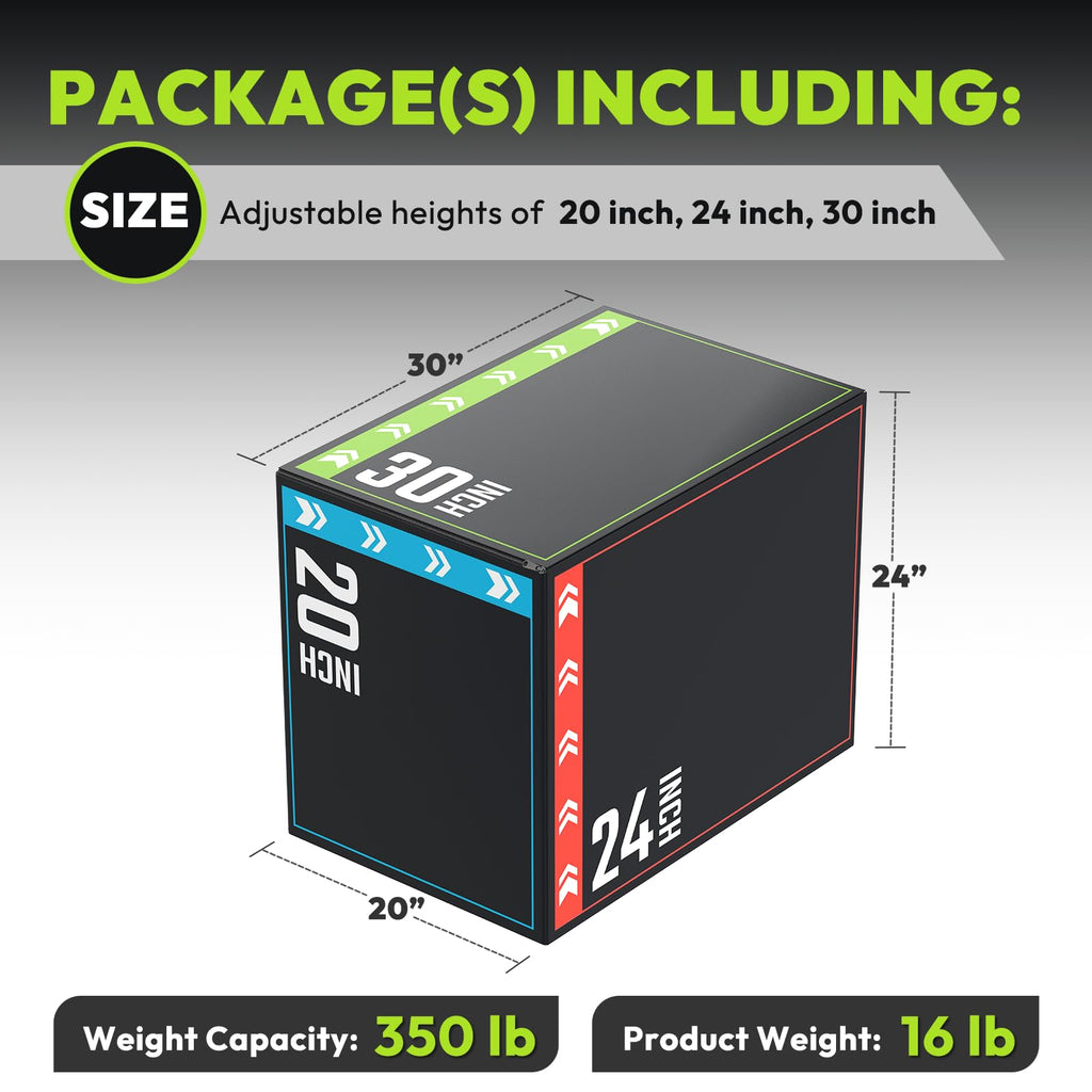 3-in-1 Plyometric Box B96127