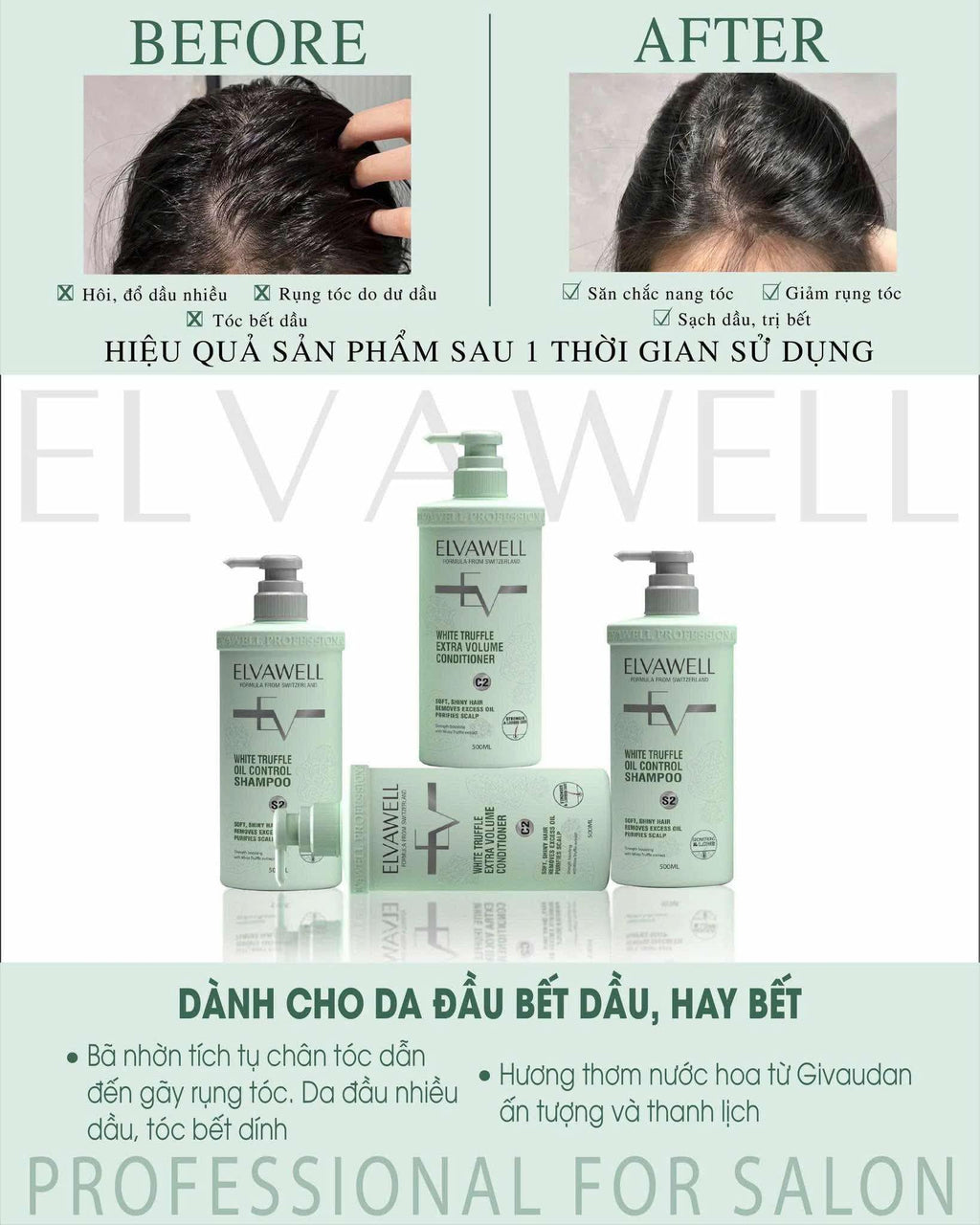White Shampoo & Conditioner Set 16.9 fl oz Each M179563