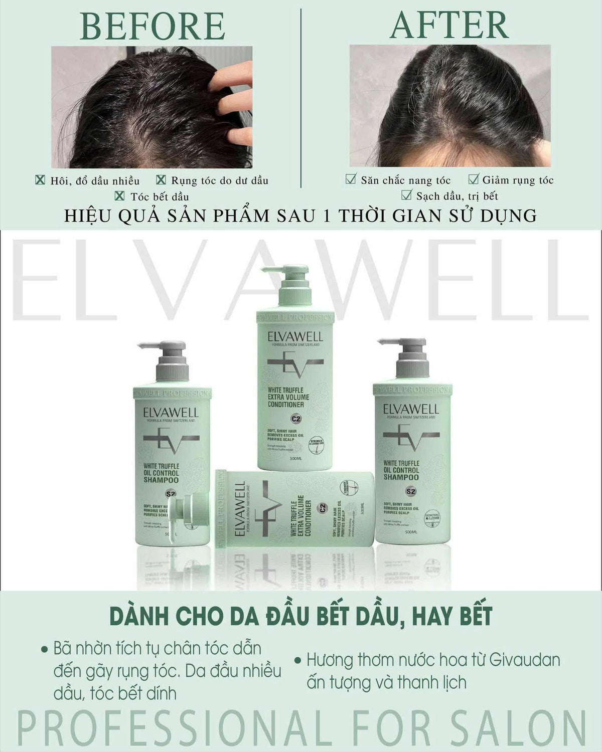 White Shampoo & Conditioner Set 16.9 fl oz Each M179563