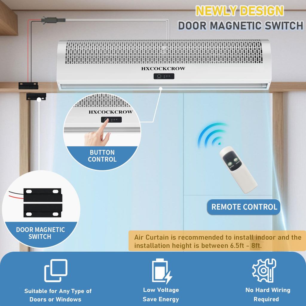 36 Inch Wall Mounted Air Curtain E9415