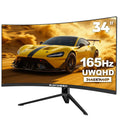 34 Inch Curved Ultrawide Gaming Monitor, UWQHD 165Hz, 1500R Y535