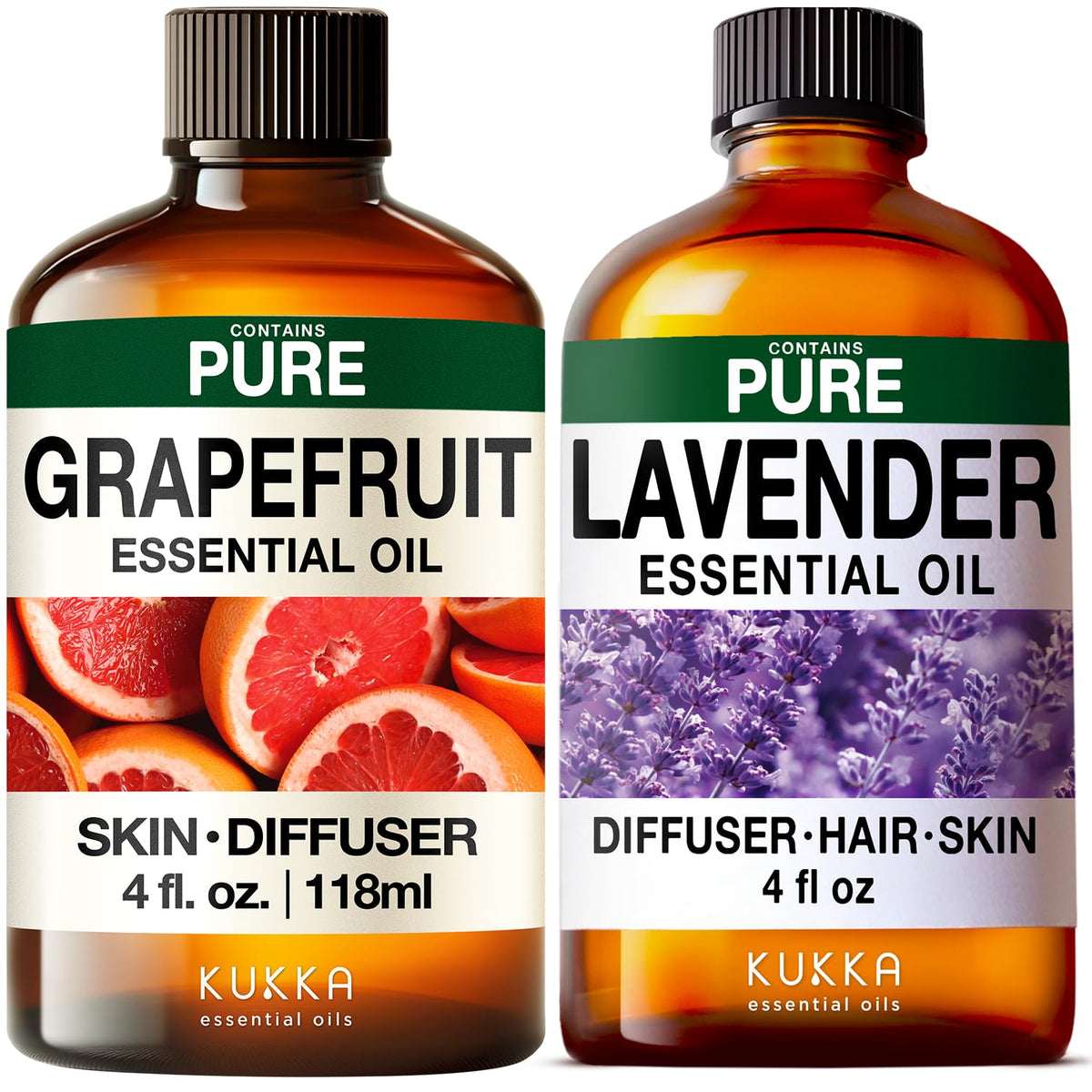 Grapefruit & Lavender Essential Oil Set 2x4 fl oz P44476