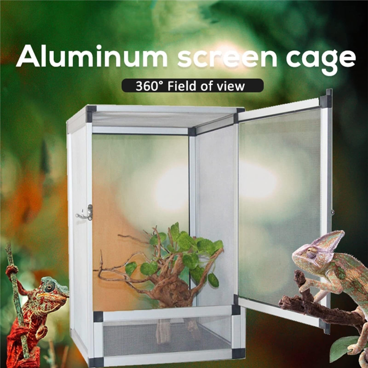 Aluminum Insect Breeding Box Reptile Habitat J50930