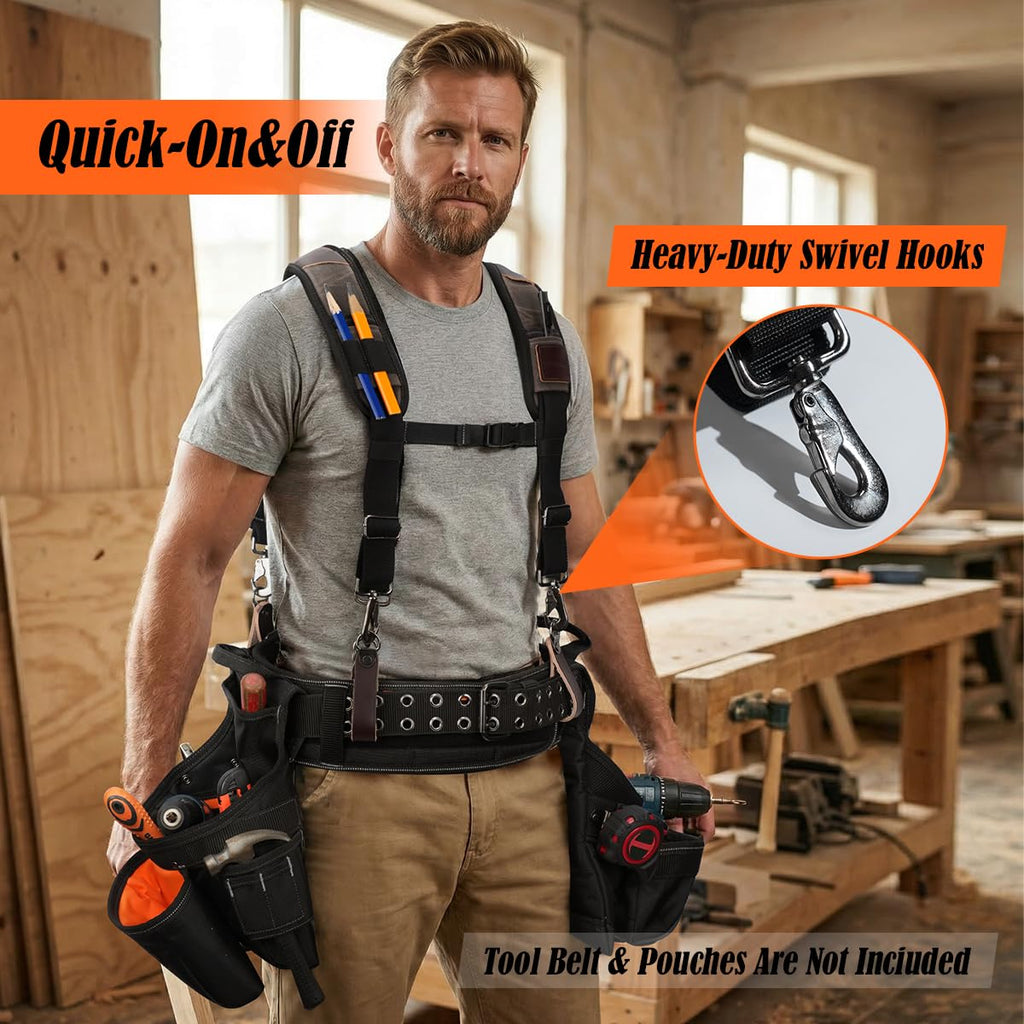 Canvas Tool Belt Suspenders W8886