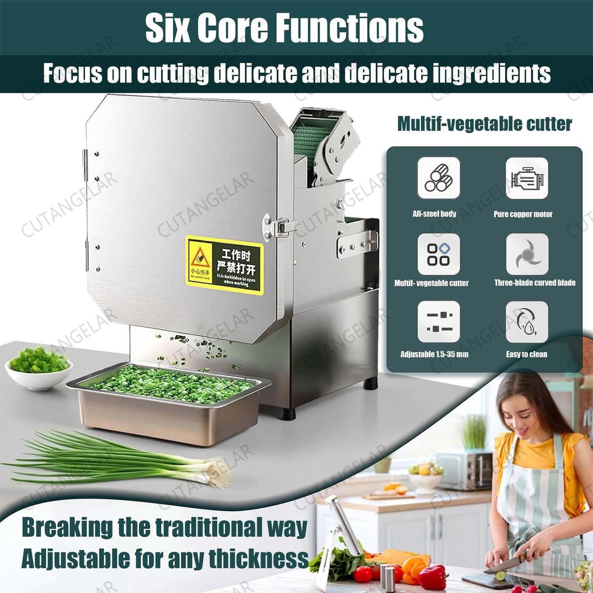 Compact Electric Vegetable Cutter J685