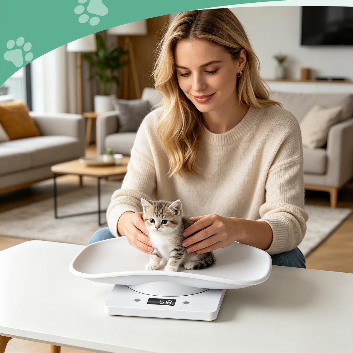 Digital Pet Scale, Max 33lb, 11.4 inch V65044