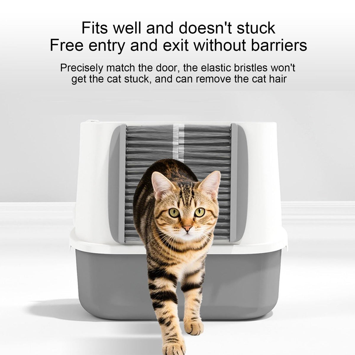 Enclosed Cat Litter Box with Lid Scoop T591140