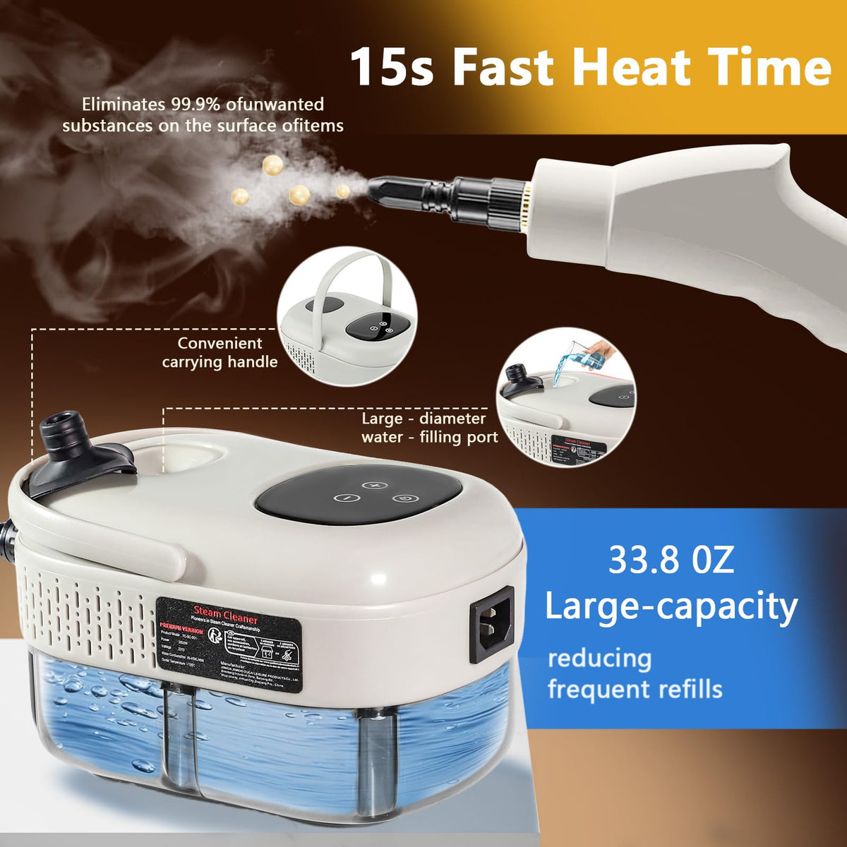 Handheld Steam Cleaner J52055