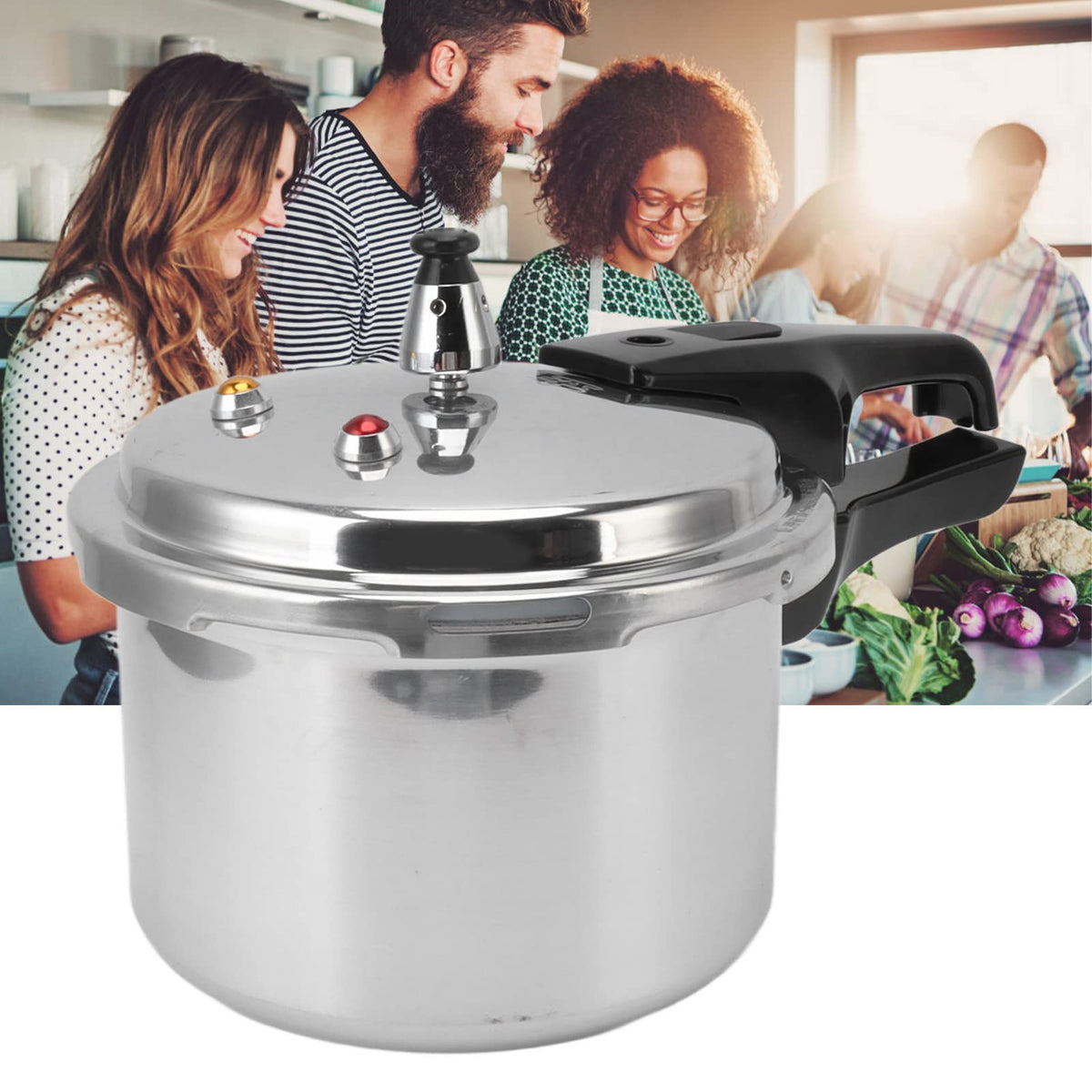3 Liter Stainless Steel Pressure Cooker V7653