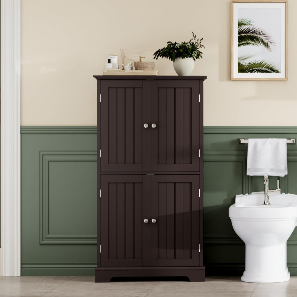 Bathroom Floor Cabinet with Adjustable Shelves S50072