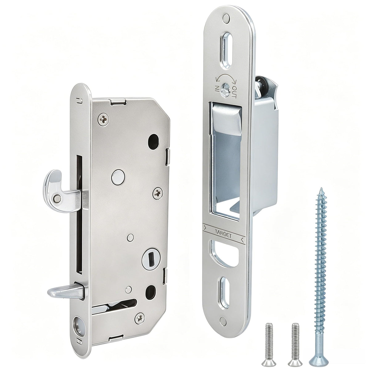 Sliding Patio Door Lock and Receiver Kit L32030