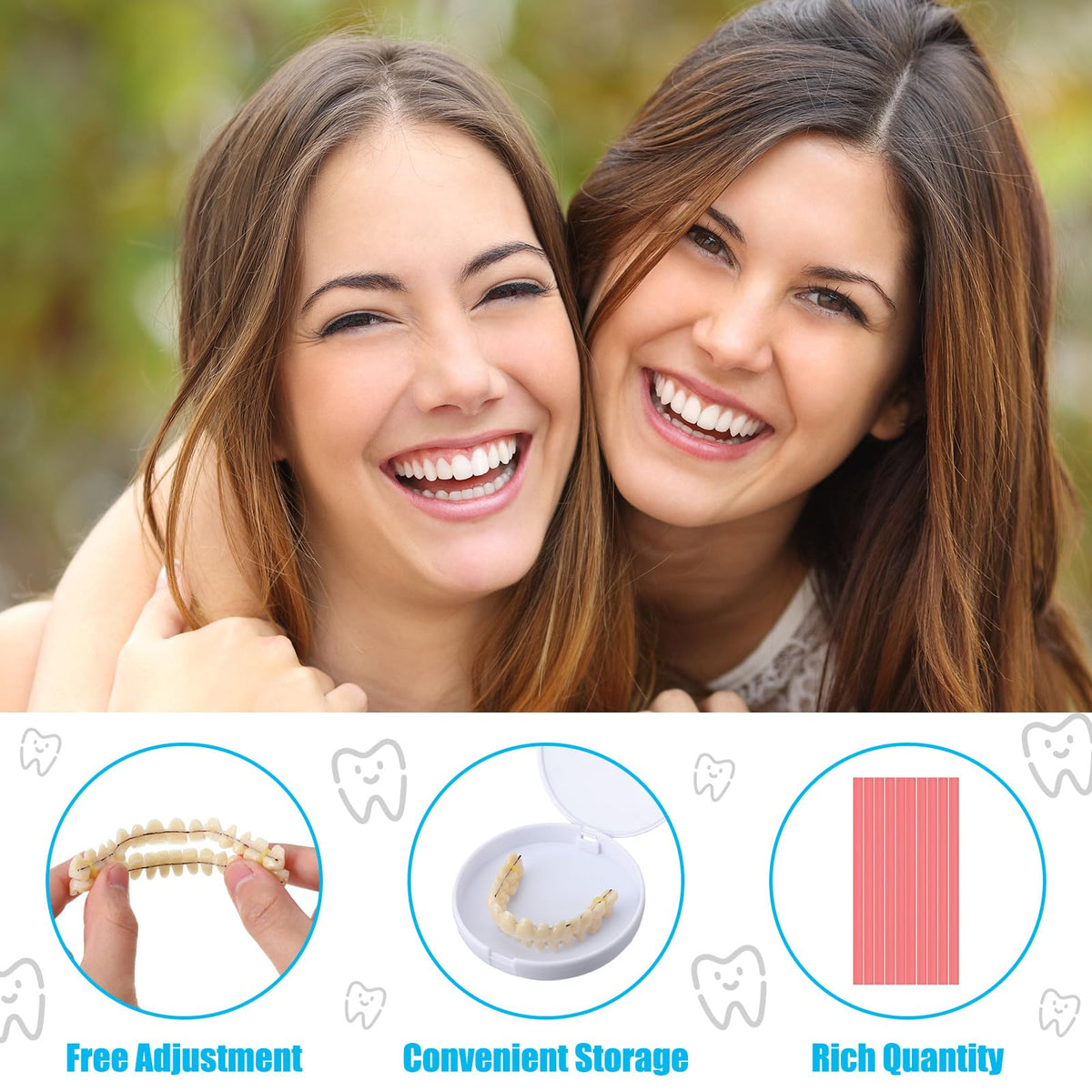 16 Pcs Dentures DIY Repair Kit F987227