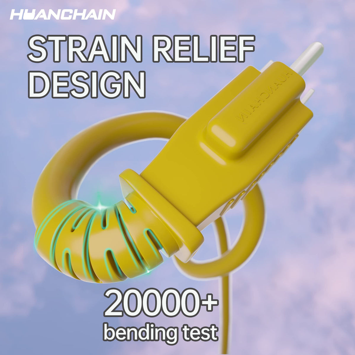 Yellow Indoor Outdoor Extension Cord 100 FT 16/3 Gauge X780