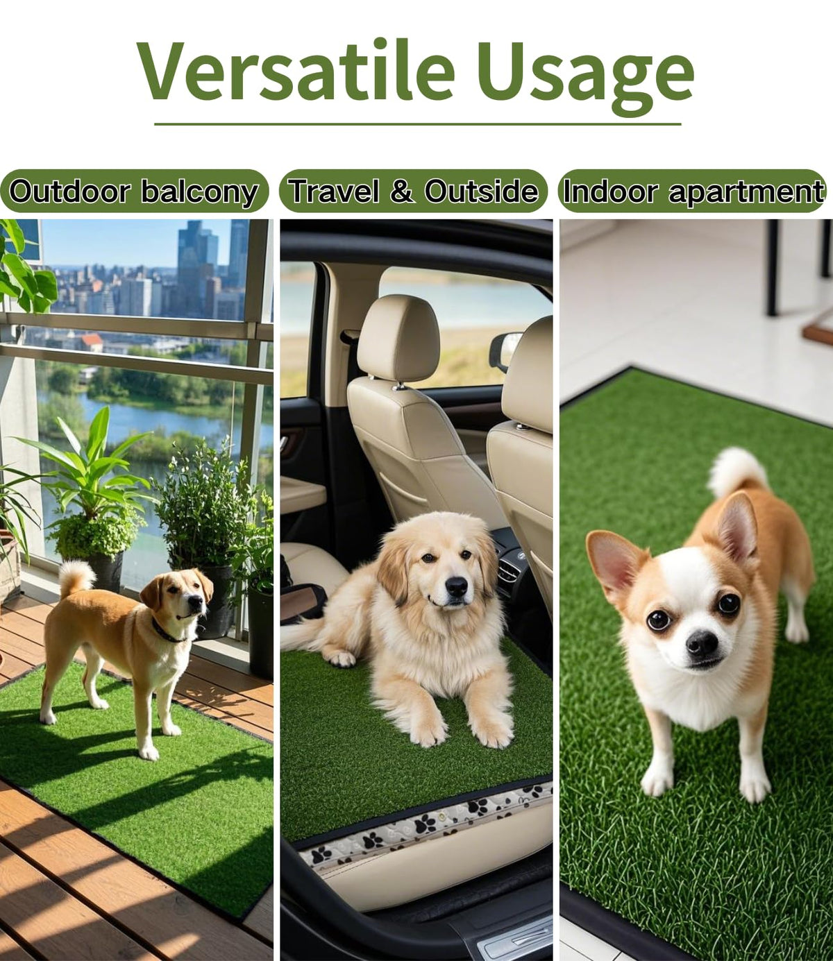 Reusable Washable Grass Pad for Dogs A62600
