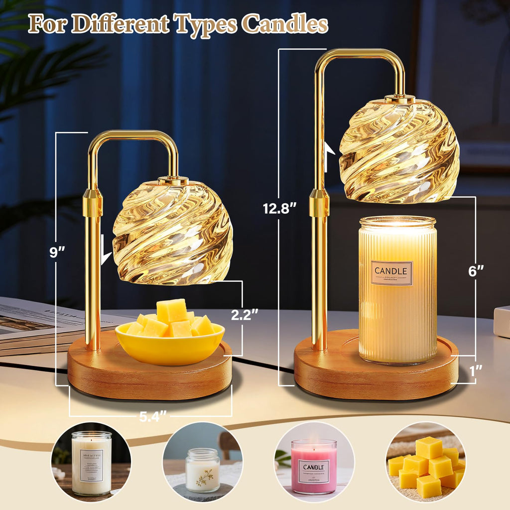 Candle Warmer Lamp with Timer Dimmable I14509