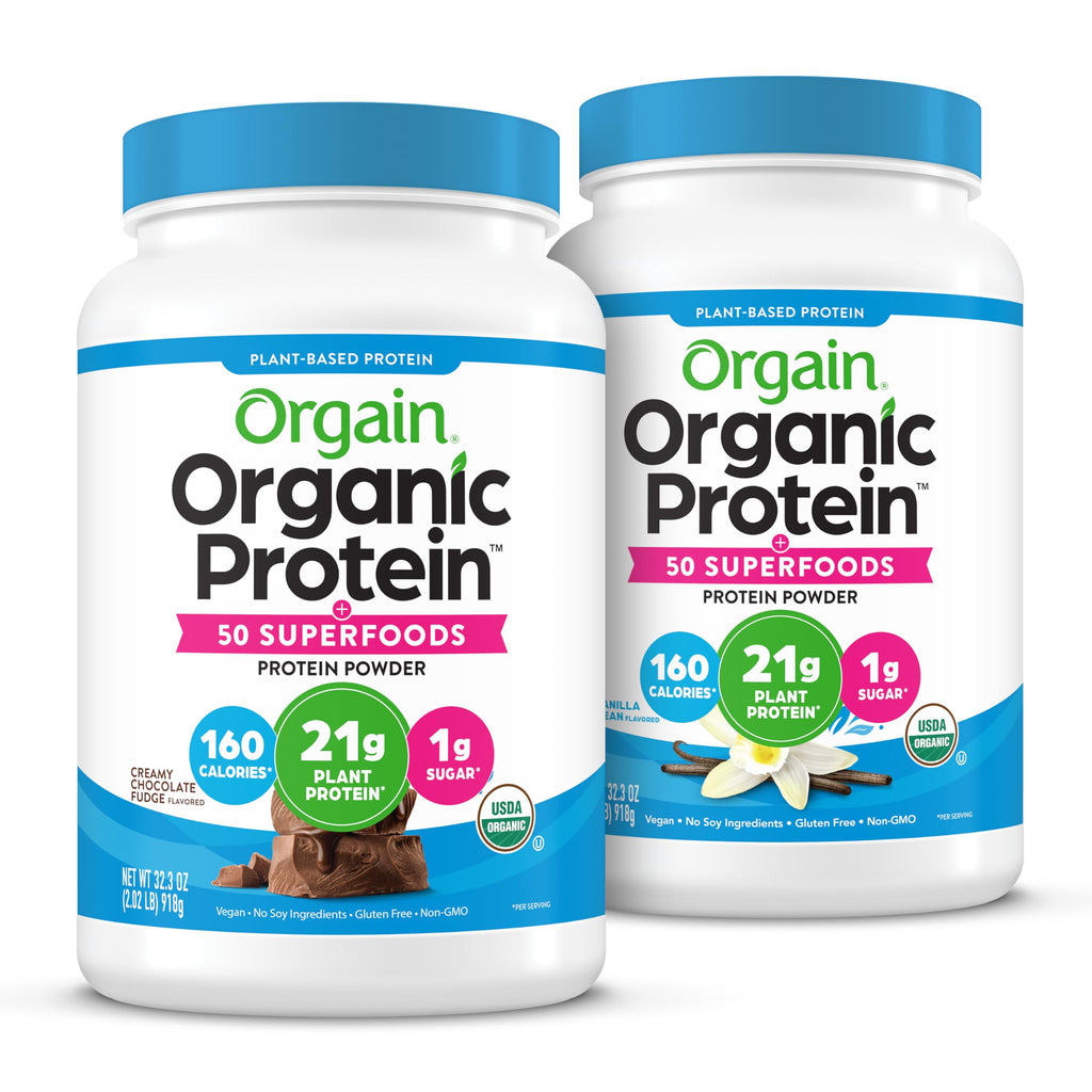 Organic Vegan Protein + 50 Superfoods Powder, 21g Plant Based Protein, 2.02 lb Y3759
