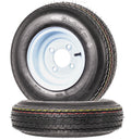 2-Pack Trailer Tire Rim Assembly 480-8 4.80-8 8 Inch LRC 4 Lug K676