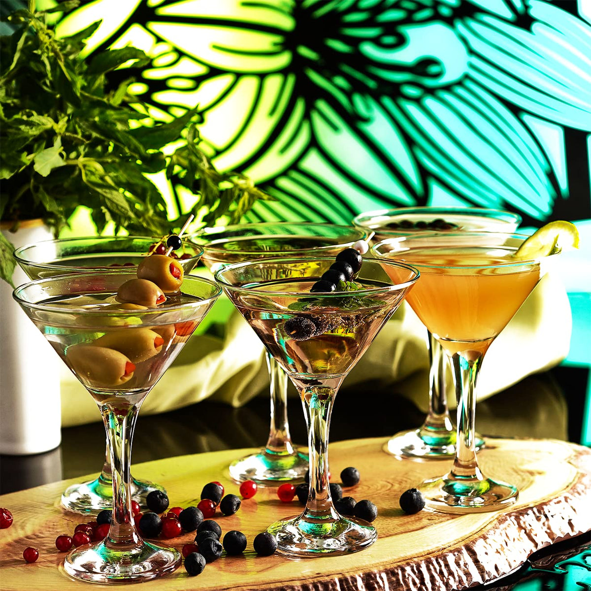 6oz Martini Glasses A1022