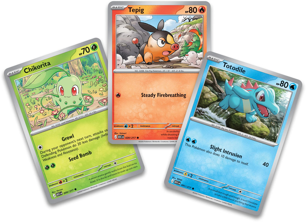 Pokémon TCG 3 Foil Promo Cards 1 Deluxe Pin & 5 Booster Packs H66264