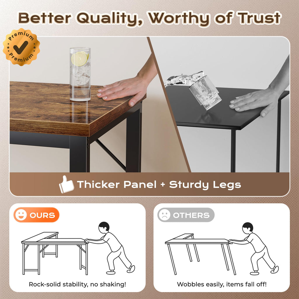63 Inch L Shaped Desk with Power Outlets I706