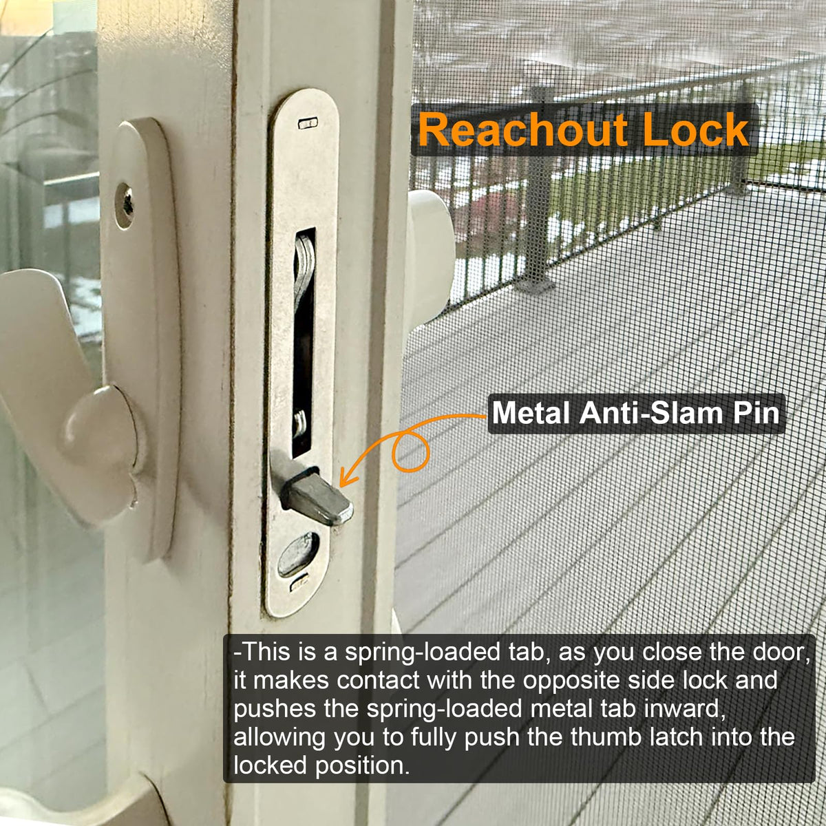 Sliding Patio Door Lock and Receiver Kit L32030