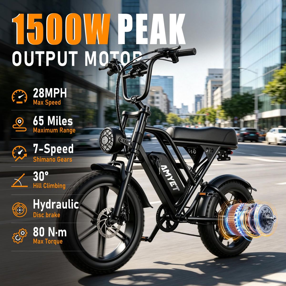 20'' Fat Tire Electric Bike N713906