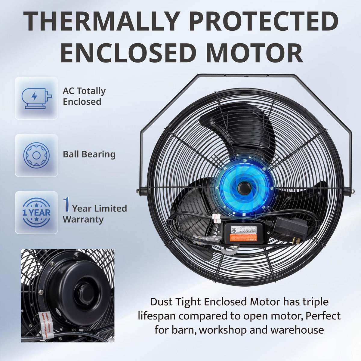 20-Inch High Velocity Outdoor Wall Fan M893486