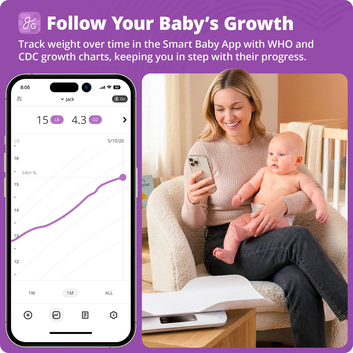 Smart Baby Scale V6109