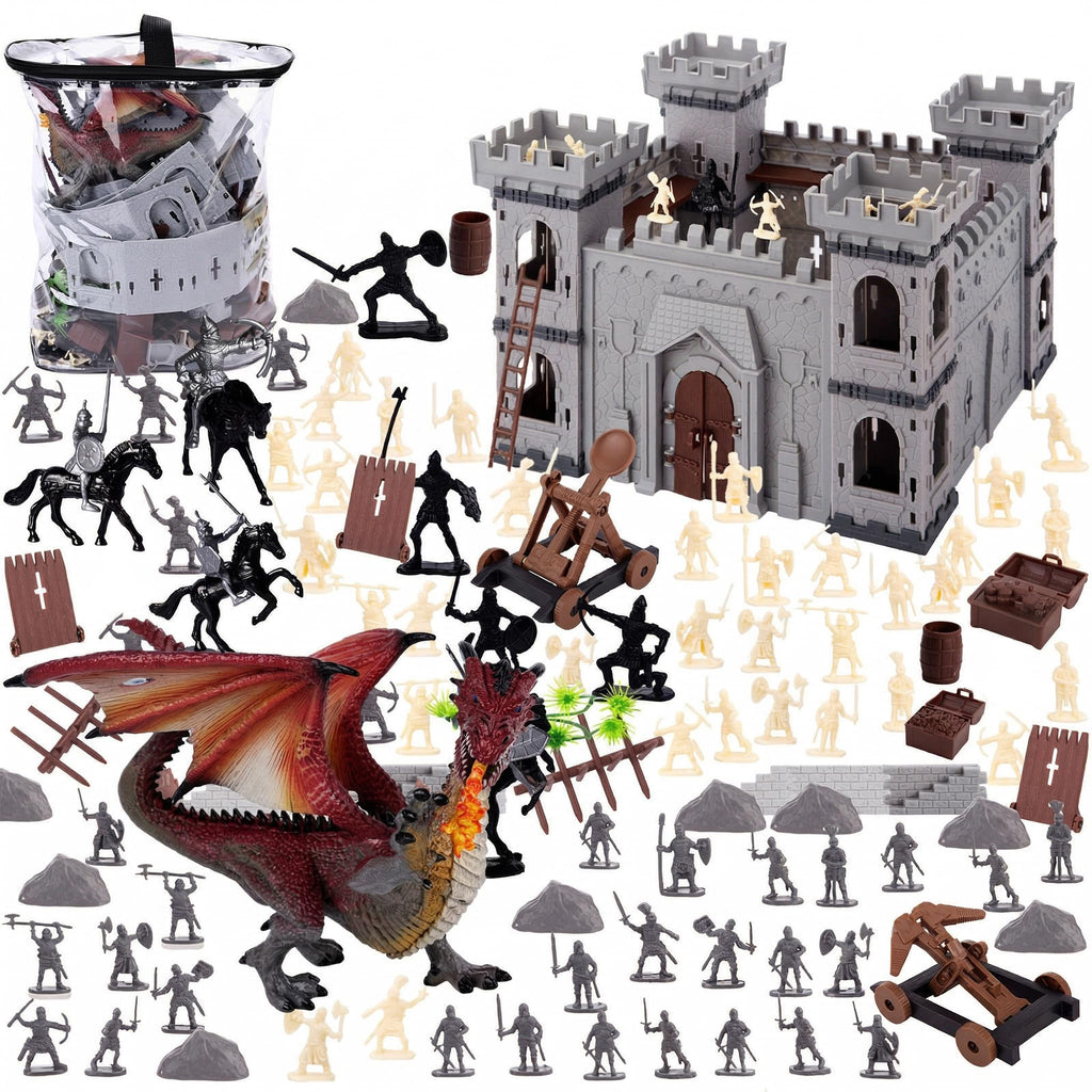 275PCS Medieval Dragon Castle Knights Figures Set V50671