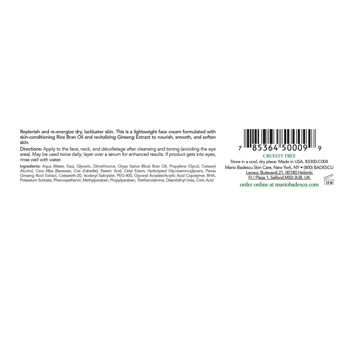 Lightweight Daily Face Moisturizer 1 Oz F380897