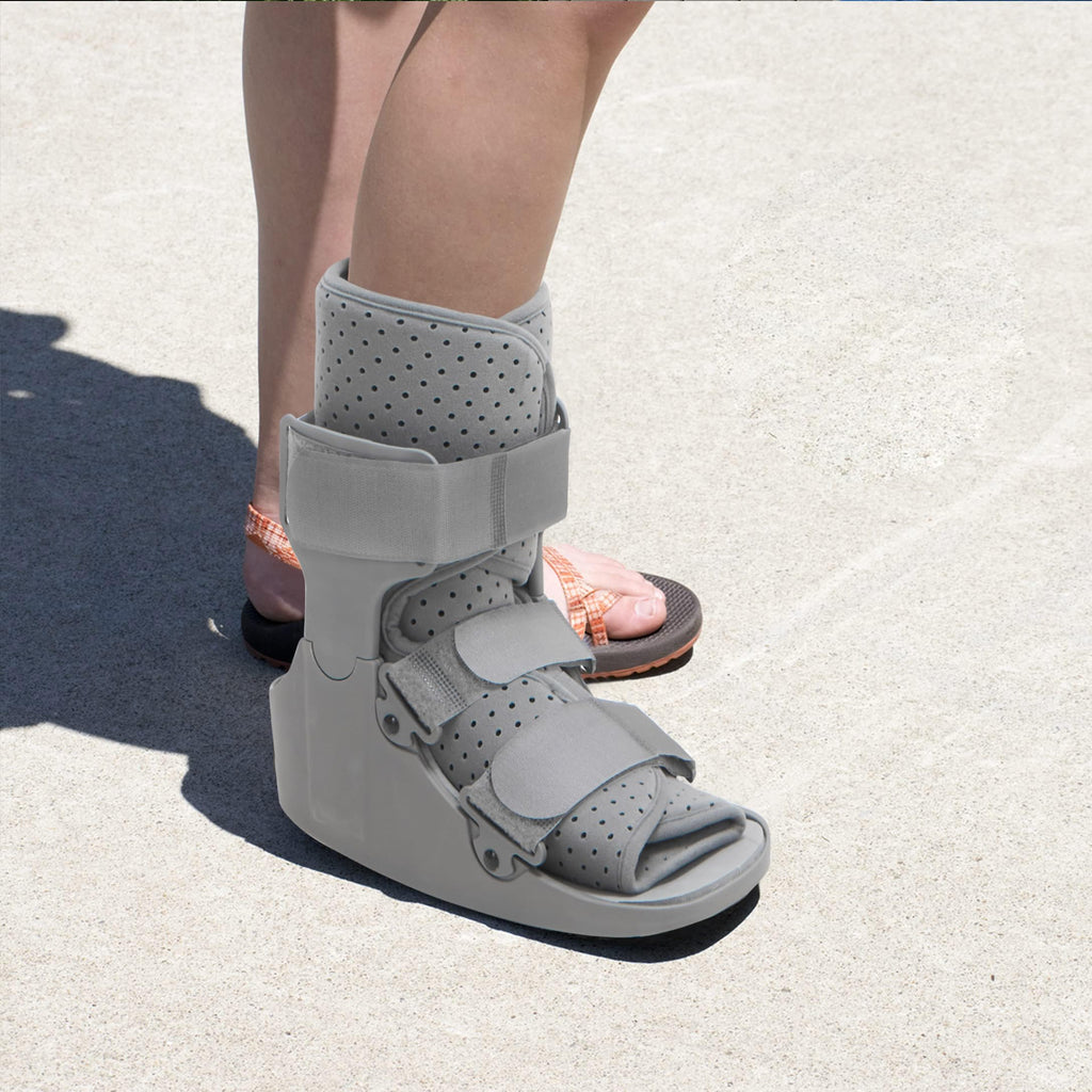 Orthopedic Walking Boot Gray-Large V1875