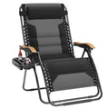 XXL Zero Gravity Chair, 30" Wide, 400 LBS, Black D44018