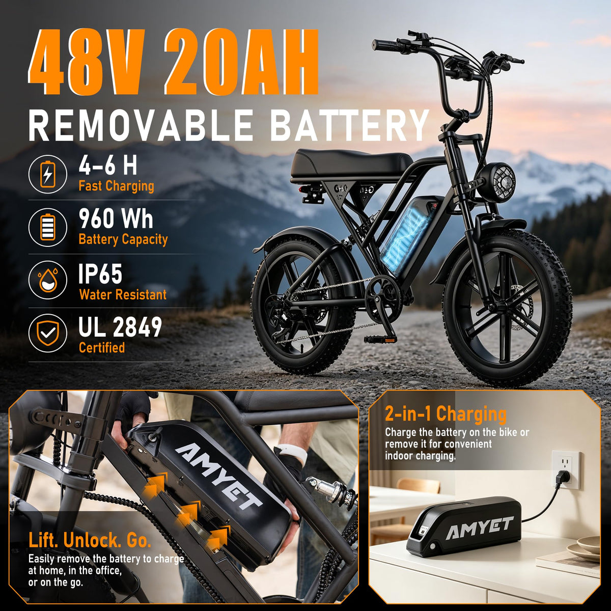 20'' Fat Tire Electric Bike N713906
