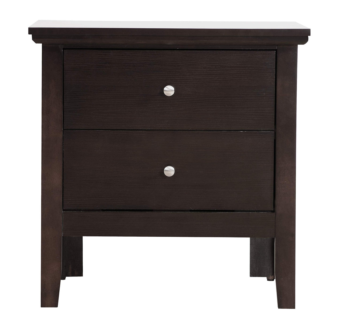 Espresso Nightstand with Storage Drawers A38666