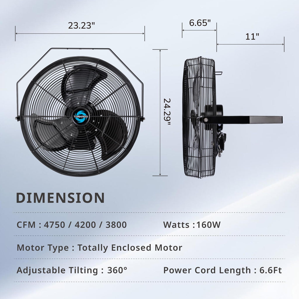20-Inch High Velocity Outdoor Wall Fan M893486