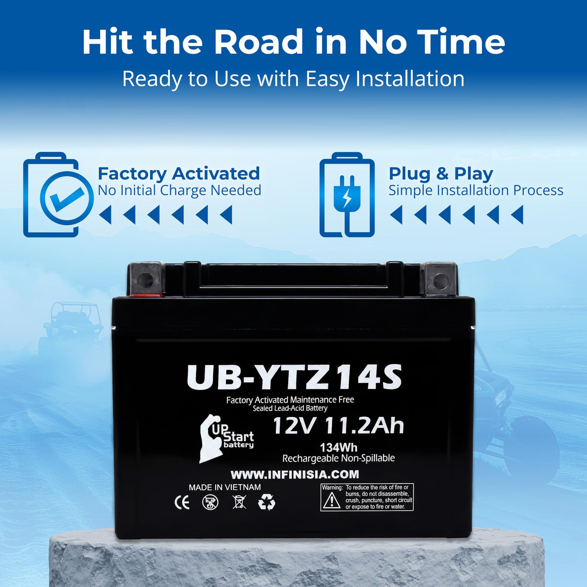 12V 11.2Ah Battery W5214
