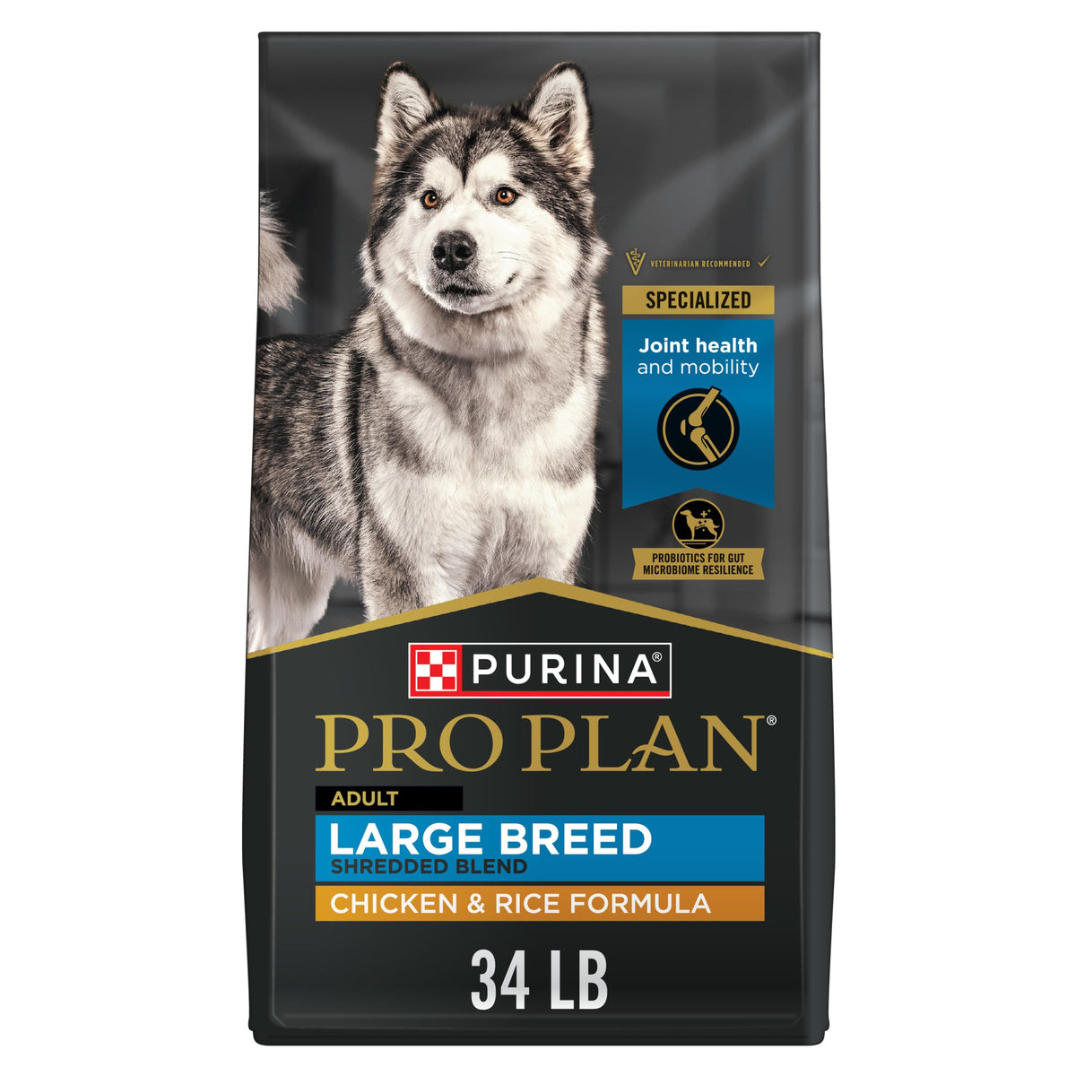Chicken & Rice Large Breed Dry Dog Food 34 lb Bag S7827