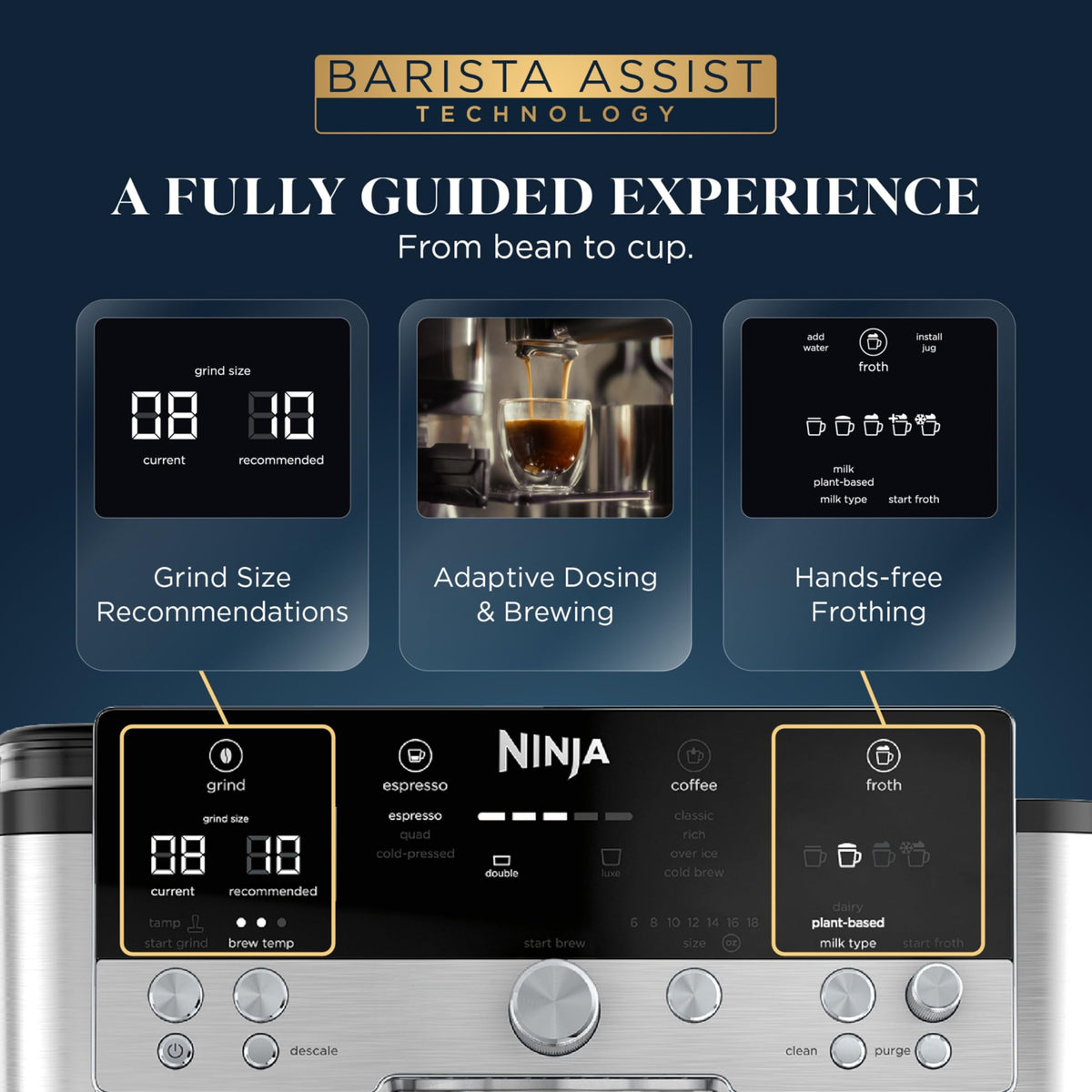 3-in-1 Espresso Drip Coffee & Cold Brew Machine W472