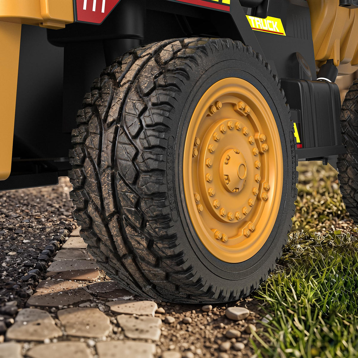 24V Ride On Dump Truck with Electric Dump Bed Y73882