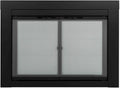 Black Small Fireplace Glass Door N1023