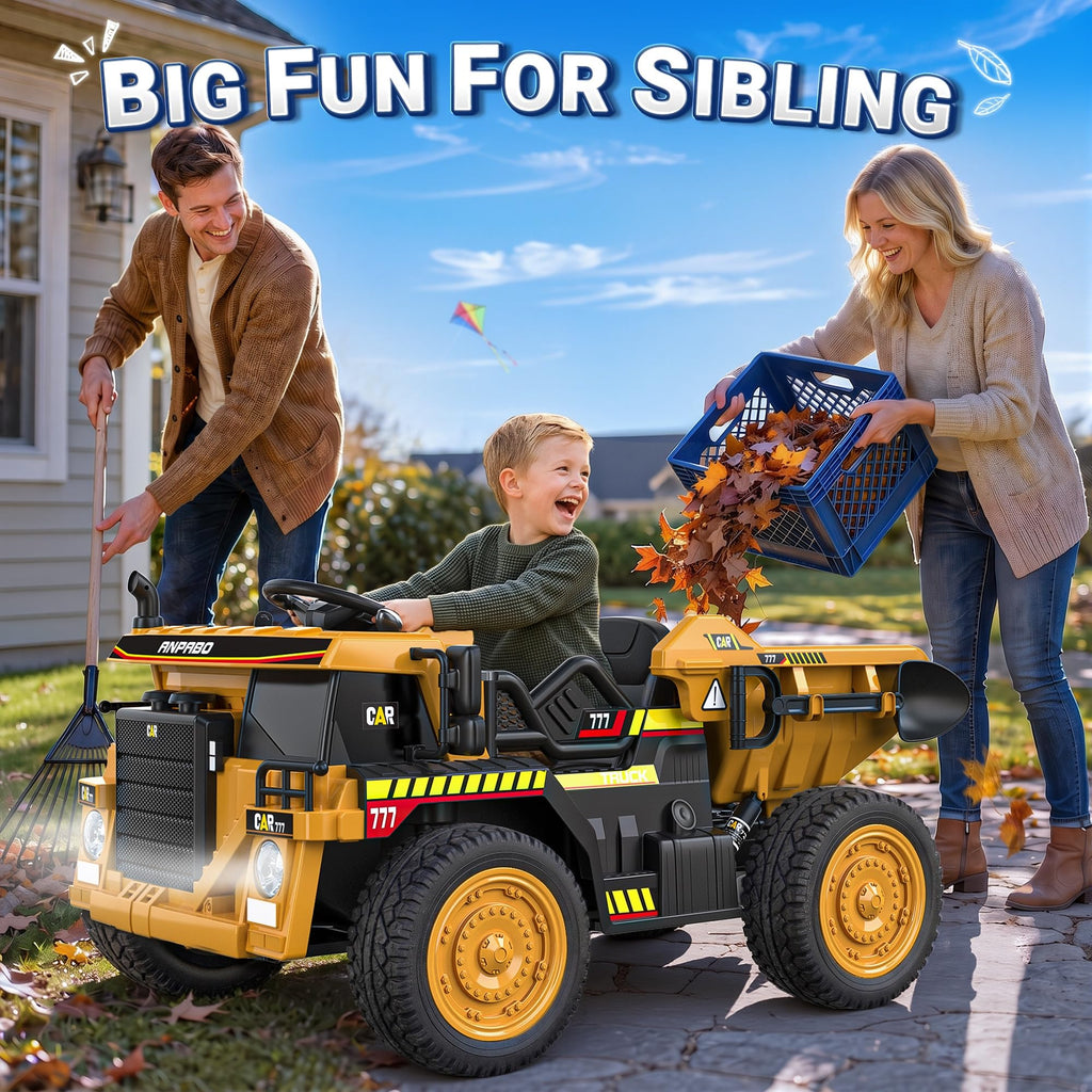 24V Ride On Dump Truck with Electric Dump Bed Y73882