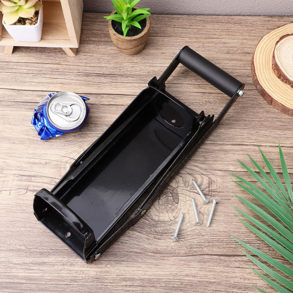 Heavy Duty Wall Mounted Soda Can Crusher with Bottle Opener D3871